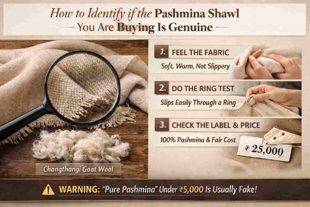 How to Identify if the Pashmina Shawl I Am Buying Is Genuine