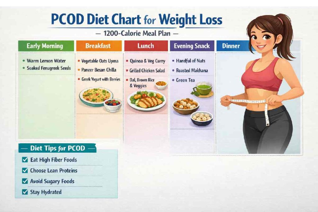 PCOD Diet Chart for Weight Loss