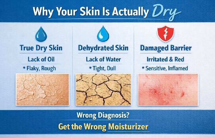 Why Your Skin Is Actually Dry